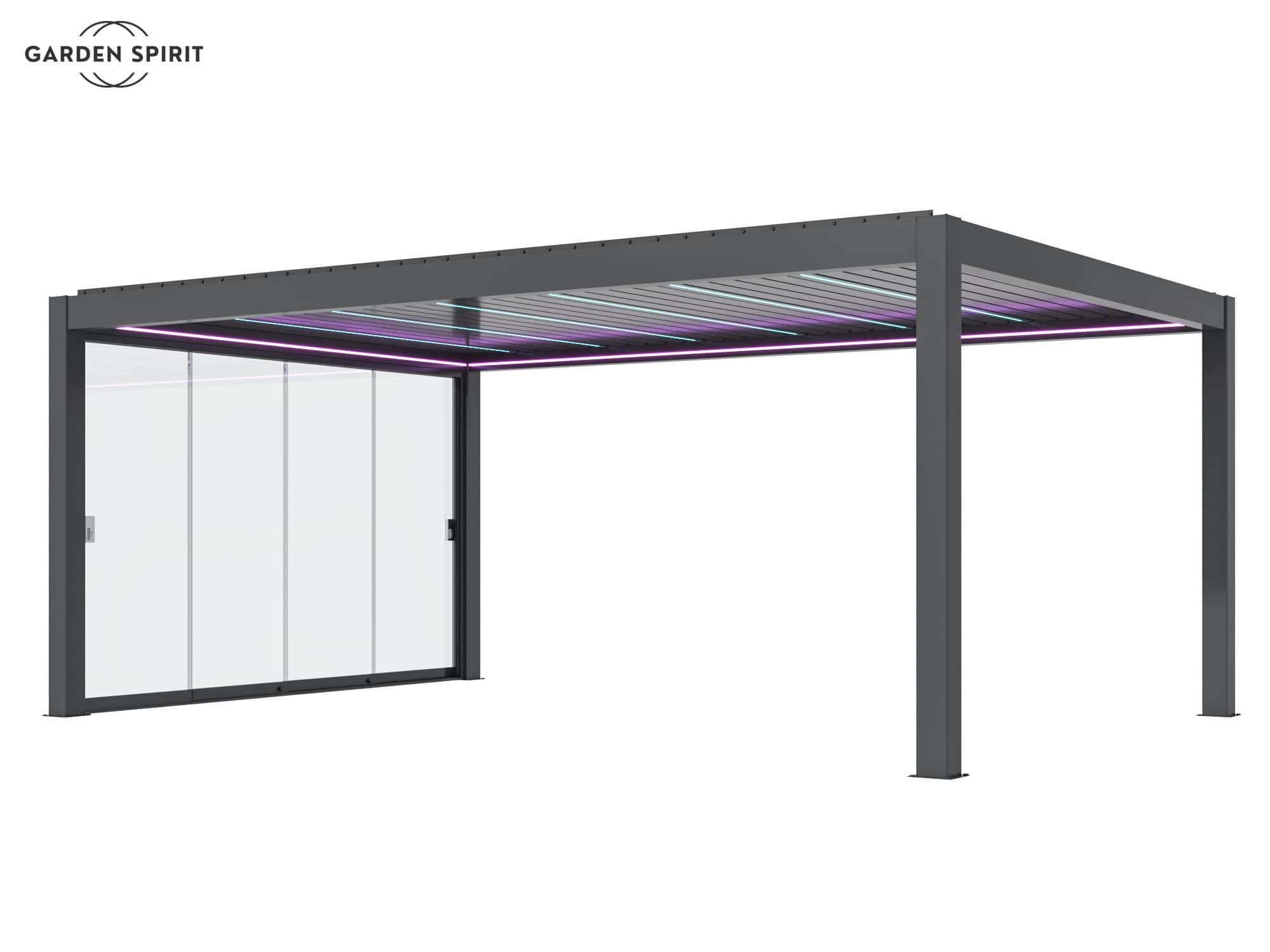 B Pergo-M6 Pro+ 4x6x2.4m +4m Frameless Glass Door